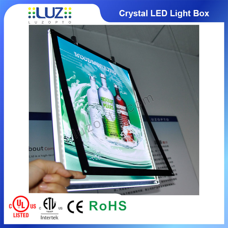 Ultra Slim Advertising LED Light Boxes,movie Poster Light Box,wall Display  Led Backlit Light Boxes 